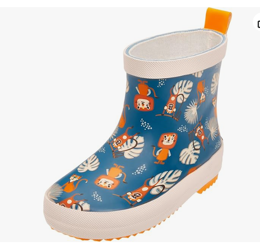 Playshoes Unisex Kinder Gummistiefel Halbschaft Regenstiefel