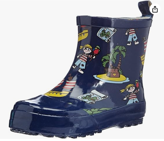 Playshoes Unisex Kinder Gummistiefel Halbschaft Regenstiefel