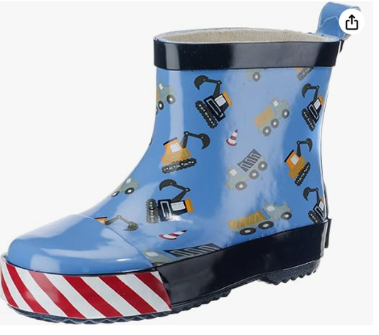 Playshoes Unisex Kinder Gummistiefel Halbschaft Regenstiefel